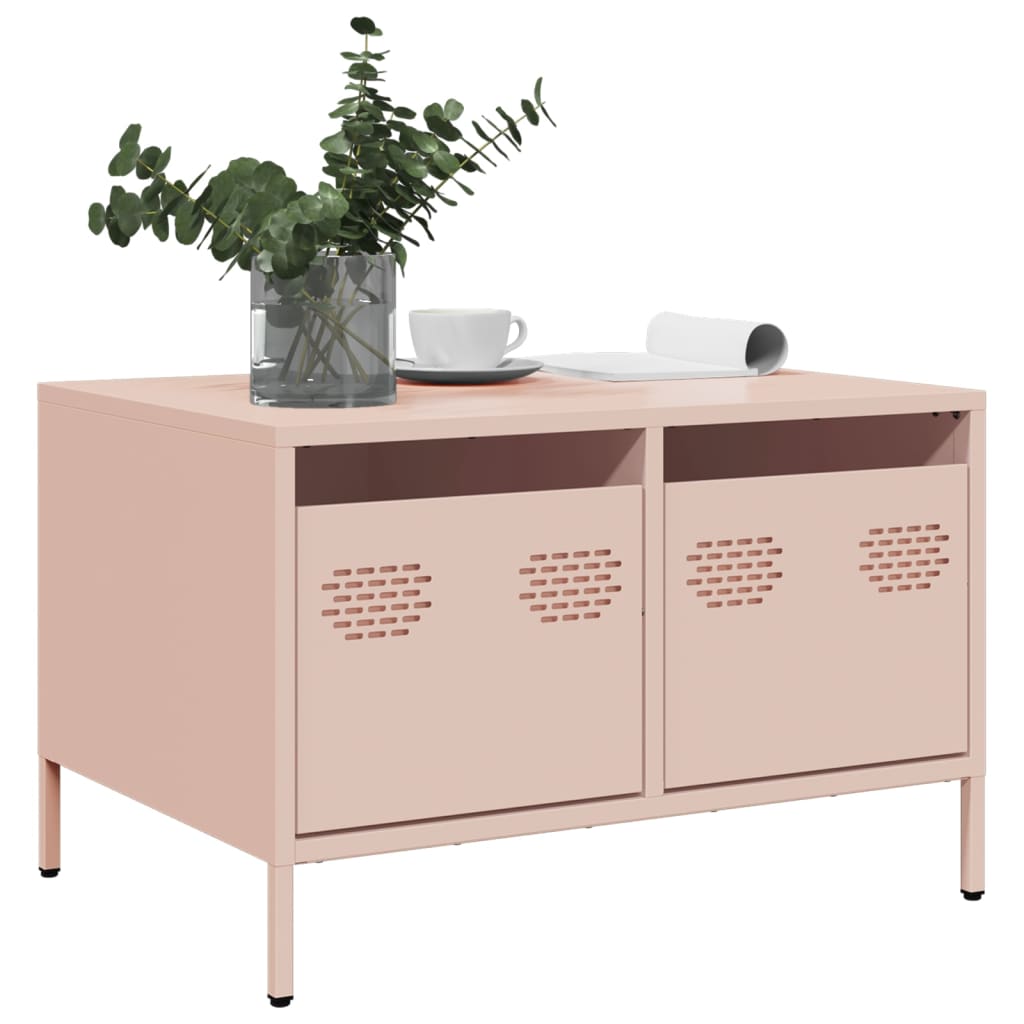 TV Cabinet Pink 68x50x43.5 cm Cold-rolled Steel