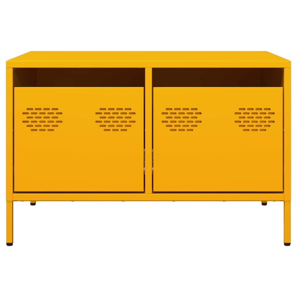 TV Cabinet Mustard Yellow 68x50x43.5 cm Cold-rolled Steel