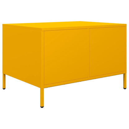 TV Cabinet Mustard Yellow 68x50x43.5 cm Cold-rolled Steel