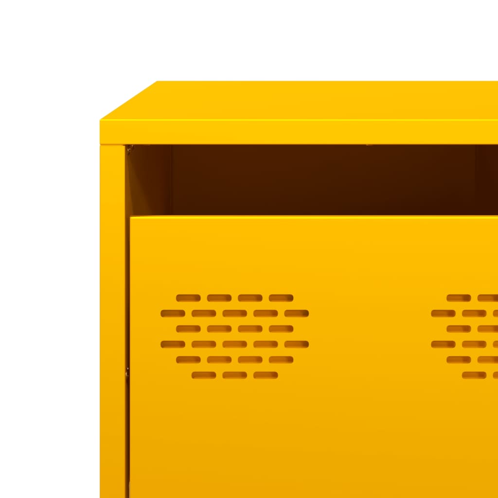 TV Cabinet Mustard Yellow 68x50x43.5 cm Cold-rolled Steel