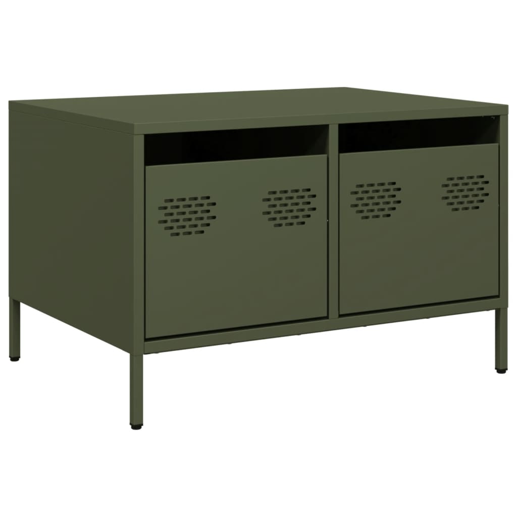 TV Cabinet Olive Green 68x50x43.5 cm Cold-rolled Steel