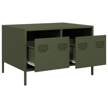 TV Cabinet Olive Green 68x50x43.5 cm Cold-rolled Steel