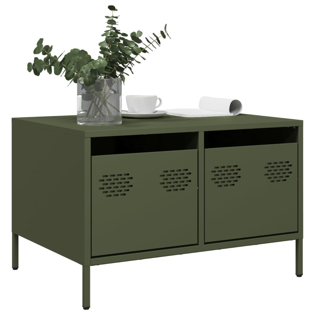 TV Cabinet Olive Green 68x50x43.5 cm Cold-rolled Steel