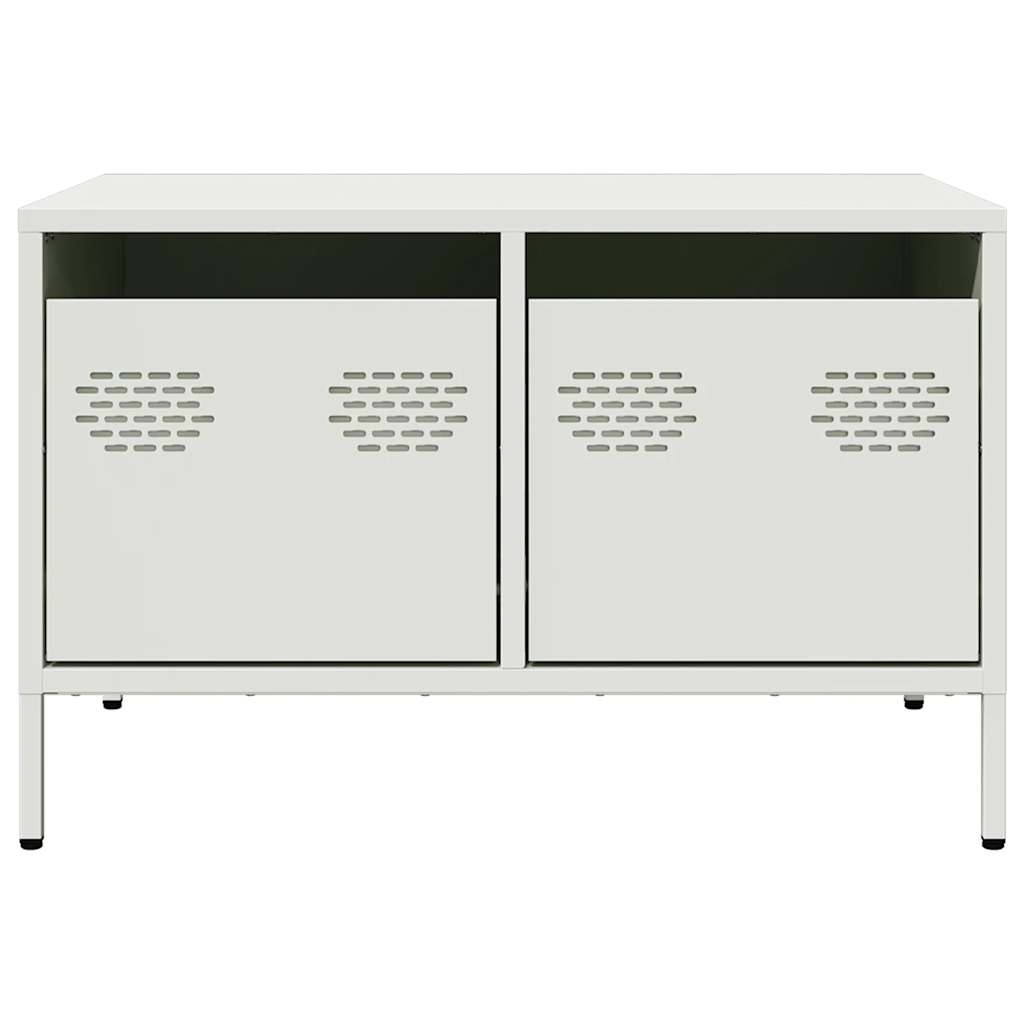 TV Cabinet White 68x50x43.5 cm Cold-rolled Steel