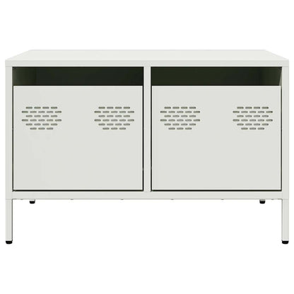 TV Cabinet White 68x50x43.5 cm Cold-rolled Steel