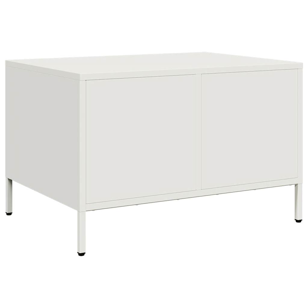 TV Cabinet White 68x50x43.5 cm Cold-rolled Steel