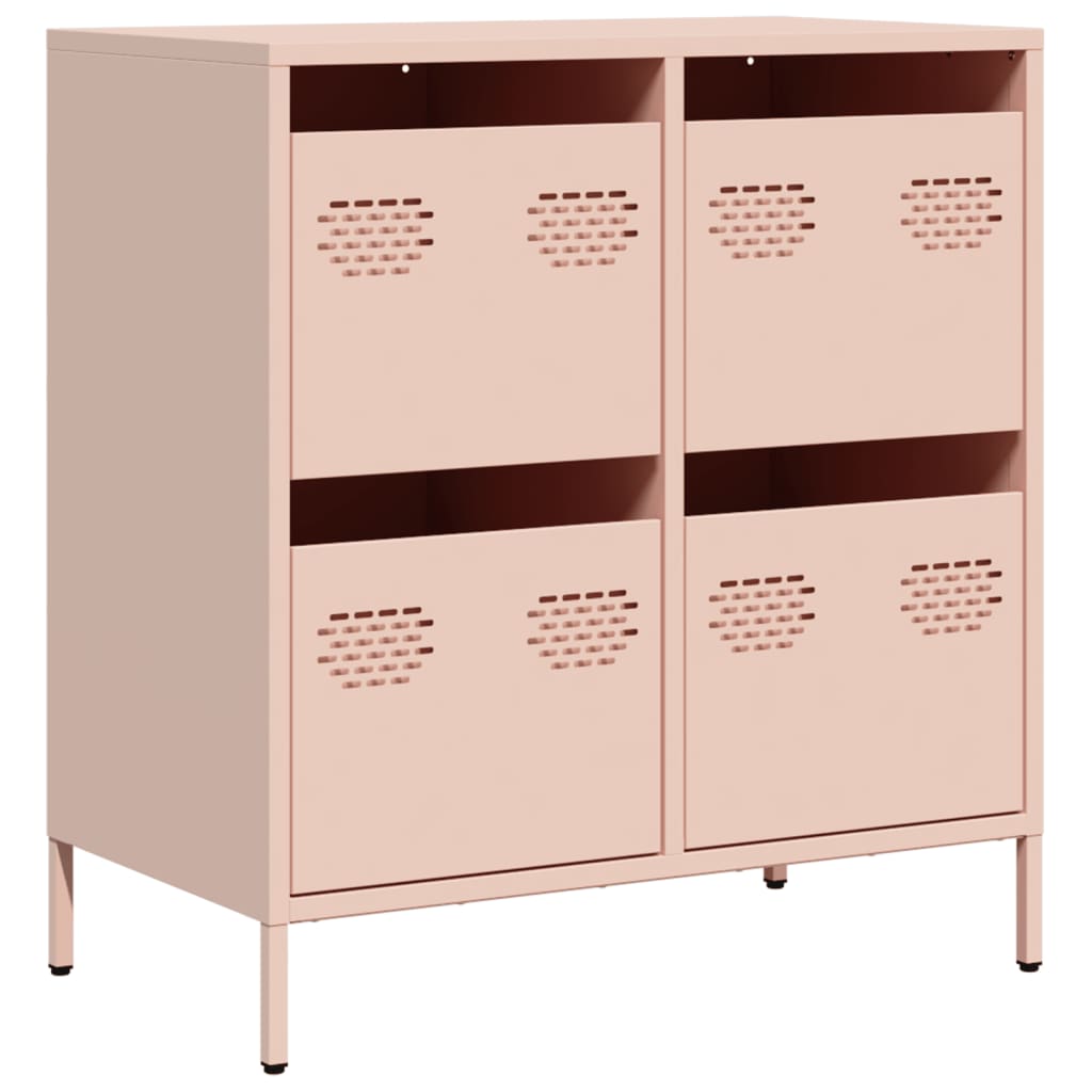 Sideboard Pink 68x39x73.5 cm Cold-rolled Steel