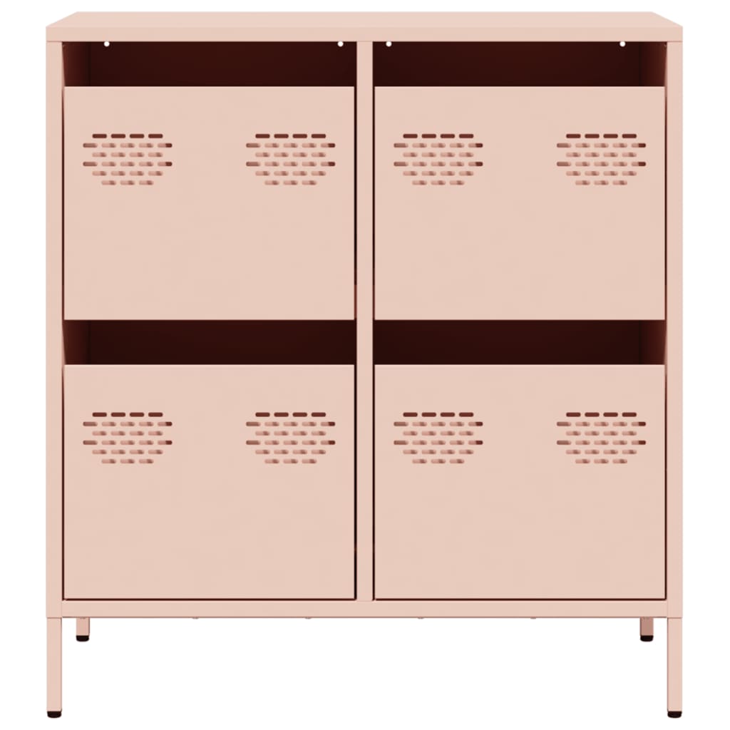 Sideboard Pink 68x39x73.5 cm Cold-rolled Steel