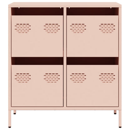 Sideboard Pink 68x39x73.5 cm Cold-rolled Steel