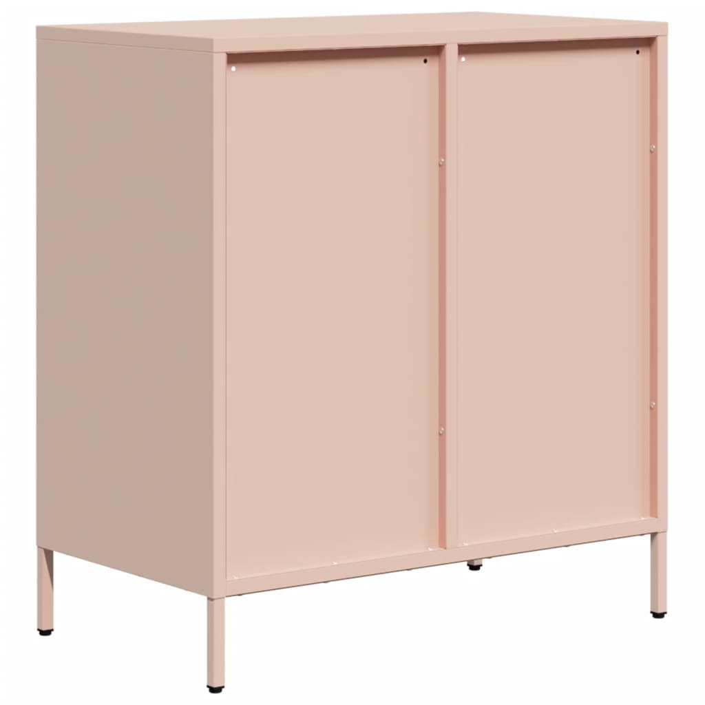 Sideboard Pink 68x39x73.5 cm Cold-rolled Steel