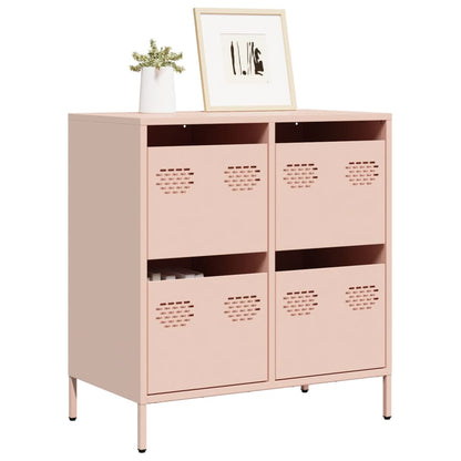 Sideboard Pink 68x39x73.5 cm Cold-rolled Steel