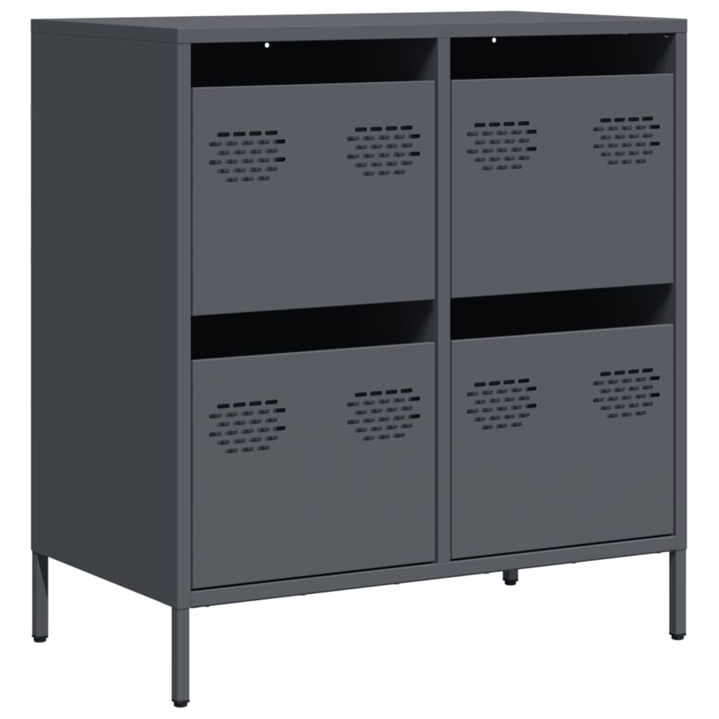 Sideboard Anthracite 68x39x73.5 cm Cold-rolled Steel