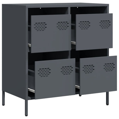 Sideboard Anthracite 68x39x73.5 cm Cold-rolled Steel