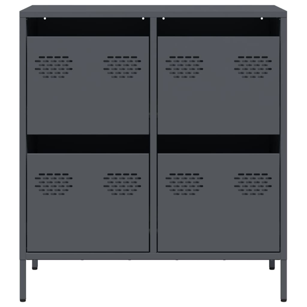 Sideboard Anthracite 68x39x73.5 cm Cold-rolled Steel