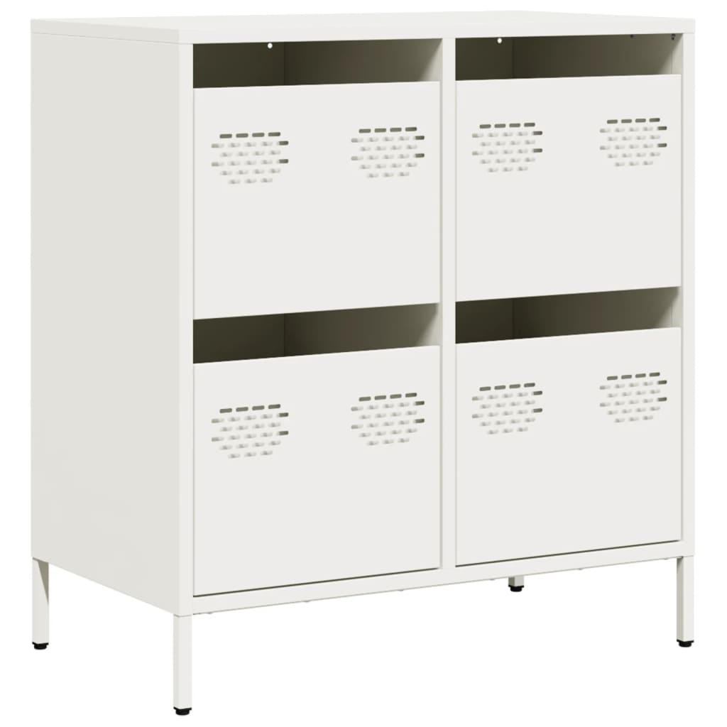 Sideboard White 68x39x73.5 cm Cold-rolled Steel