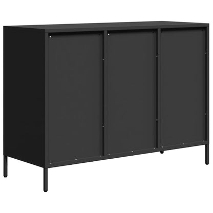 Sideboard Black 101.5x39x73.5 cm Cold-rolled Steel