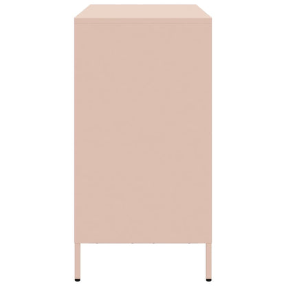 Sideboard Pink 101.5x39x73.5 cm Cold-rolled Steel