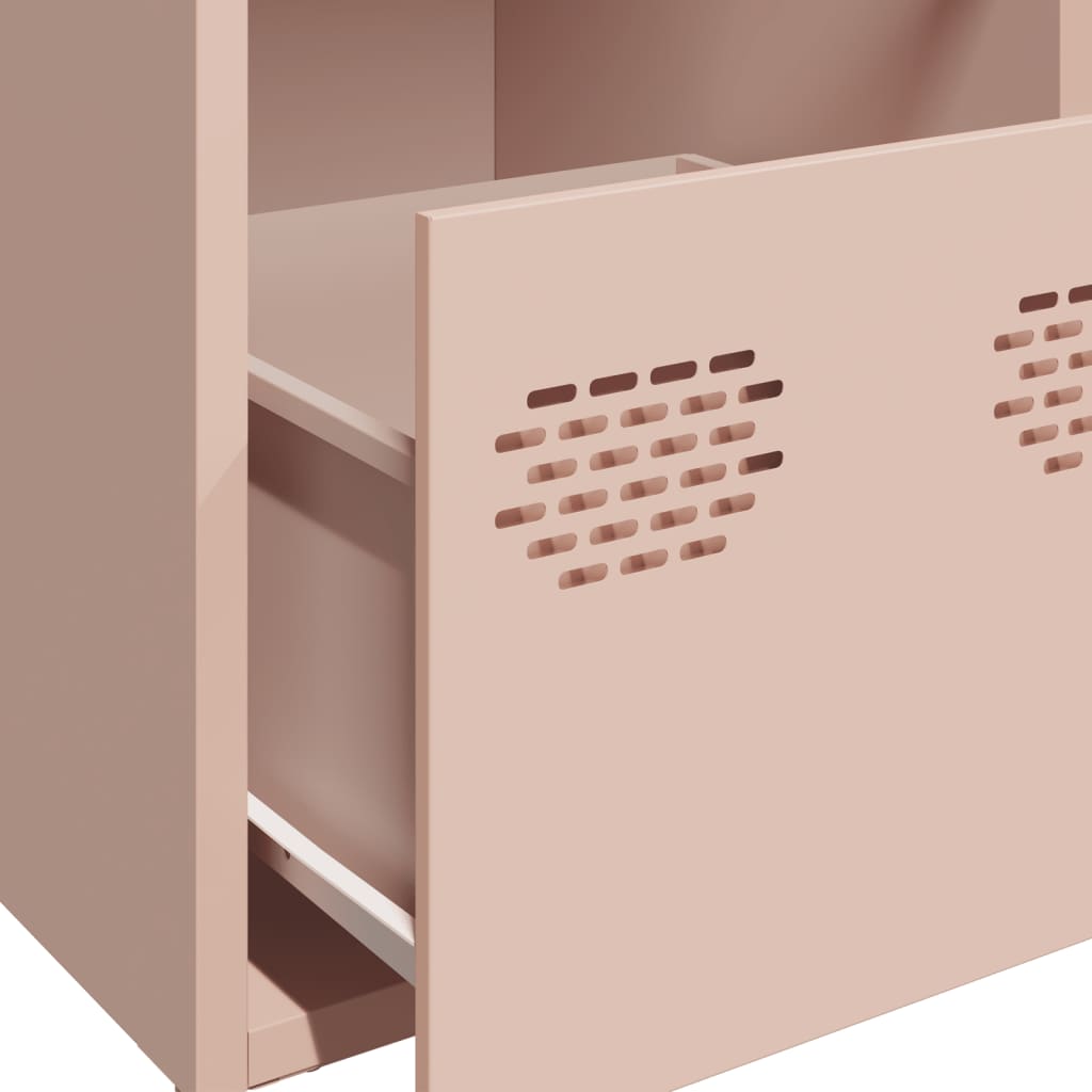 Sideboard Pink 101.5x39x73.5 cm Cold-rolled Steel