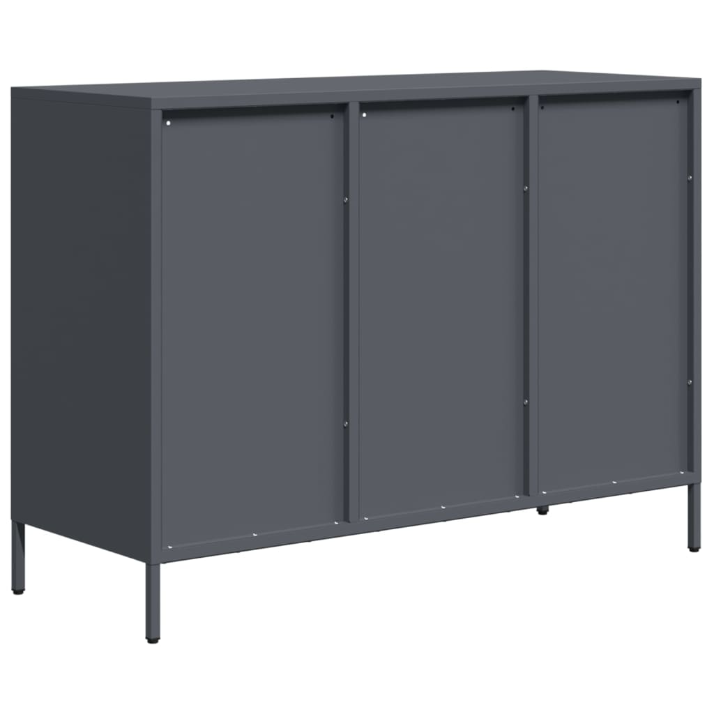 Sideboard Anthracite 101.5x39x73.5 cm Cold-rolled Steel