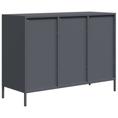 Sideboard Anthracite 101.5x39x73.5 cm Cold-rolled Steel