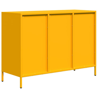 Sideboard Mustard Yellow 101.5x39x73.5 cm Cold-rolled Steel