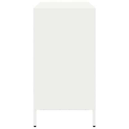 Sideboard White 101.5x39x73.5 cm Cold-rolled Steel