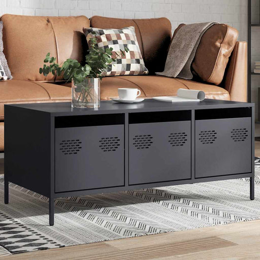 Coffee Table Anthracite 101.5x50x43.5 cm Cold-rolled Steel