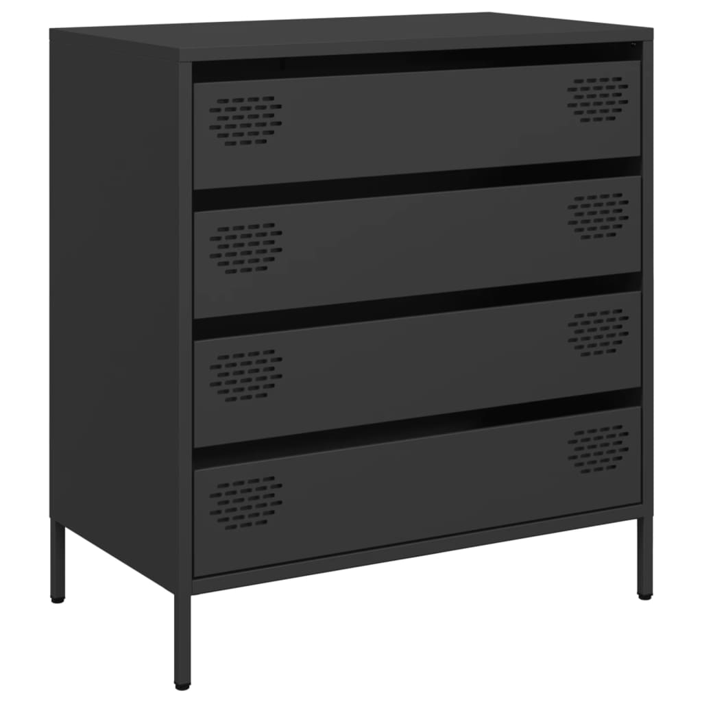 Sideboard Black 68x39x73.5 cm Cold-rolled Steel