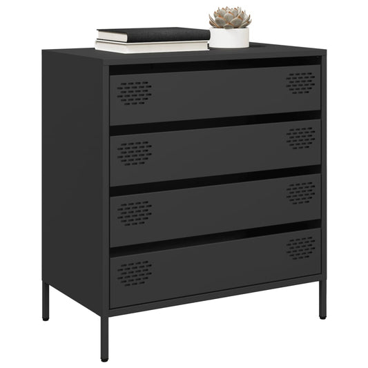 Sideboard Black 68x39x73.5 cm Cold-rolled Steel