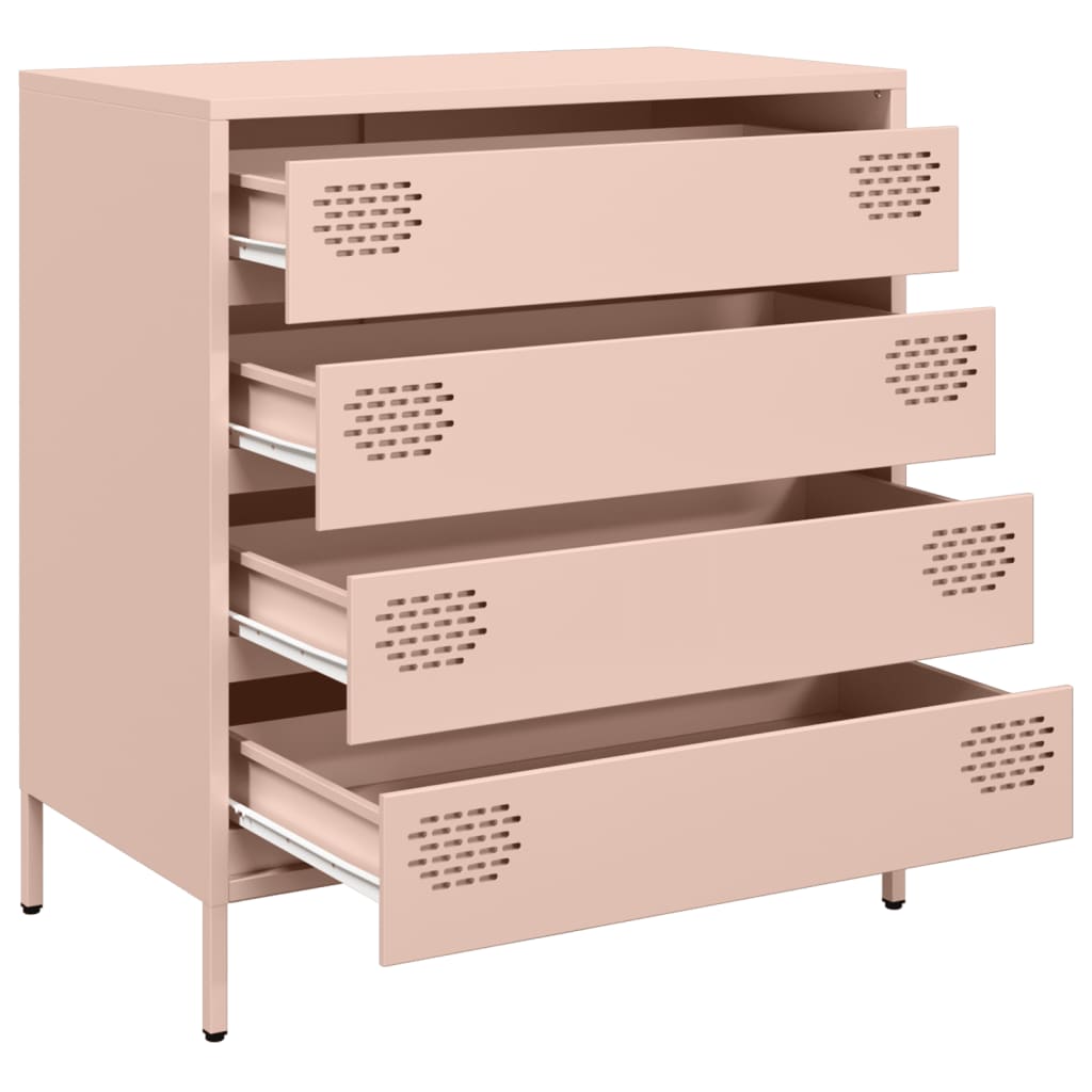 Sideboard Pink 68x39x73.5 cm Cold-rolled Steel