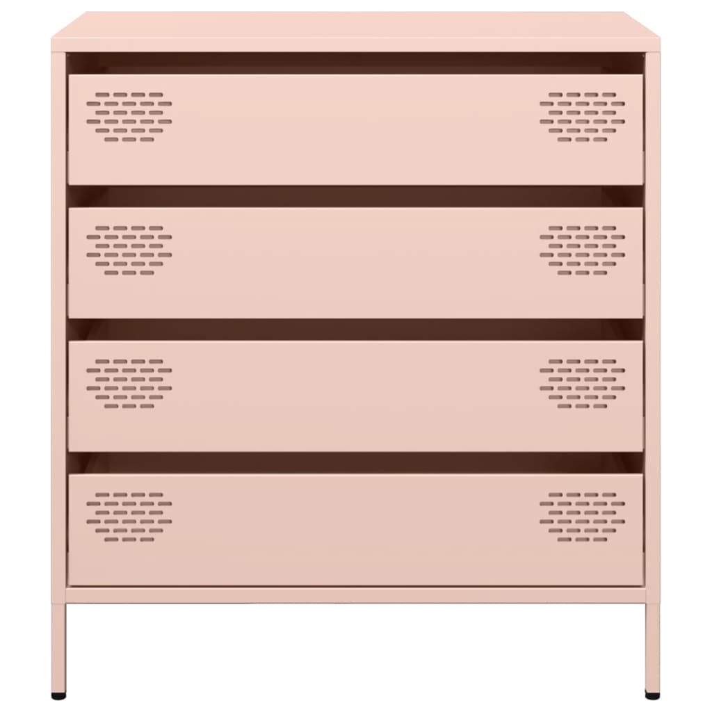 Sideboard Pink 68x39x73.5 cm Cold-rolled Steel