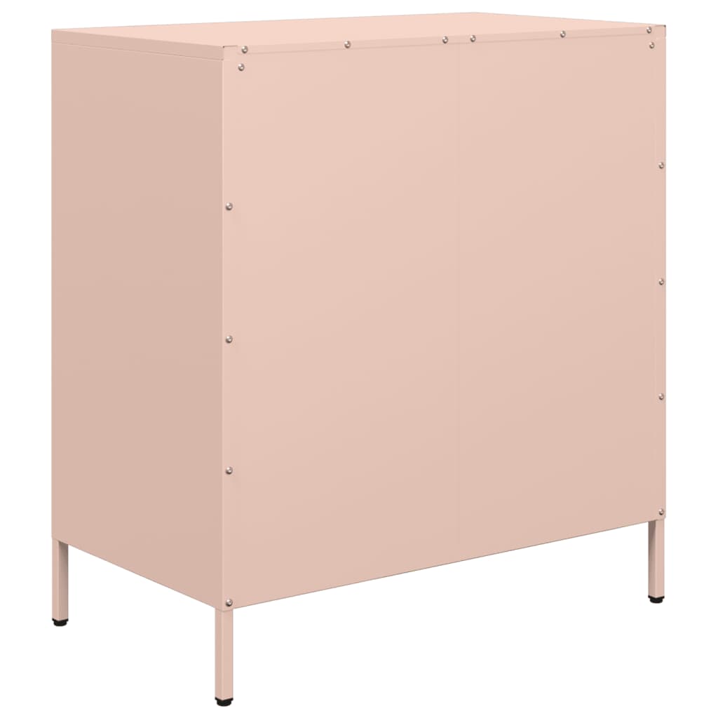 Sideboard Pink 68x39x73.5 cm Cold-rolled Steel