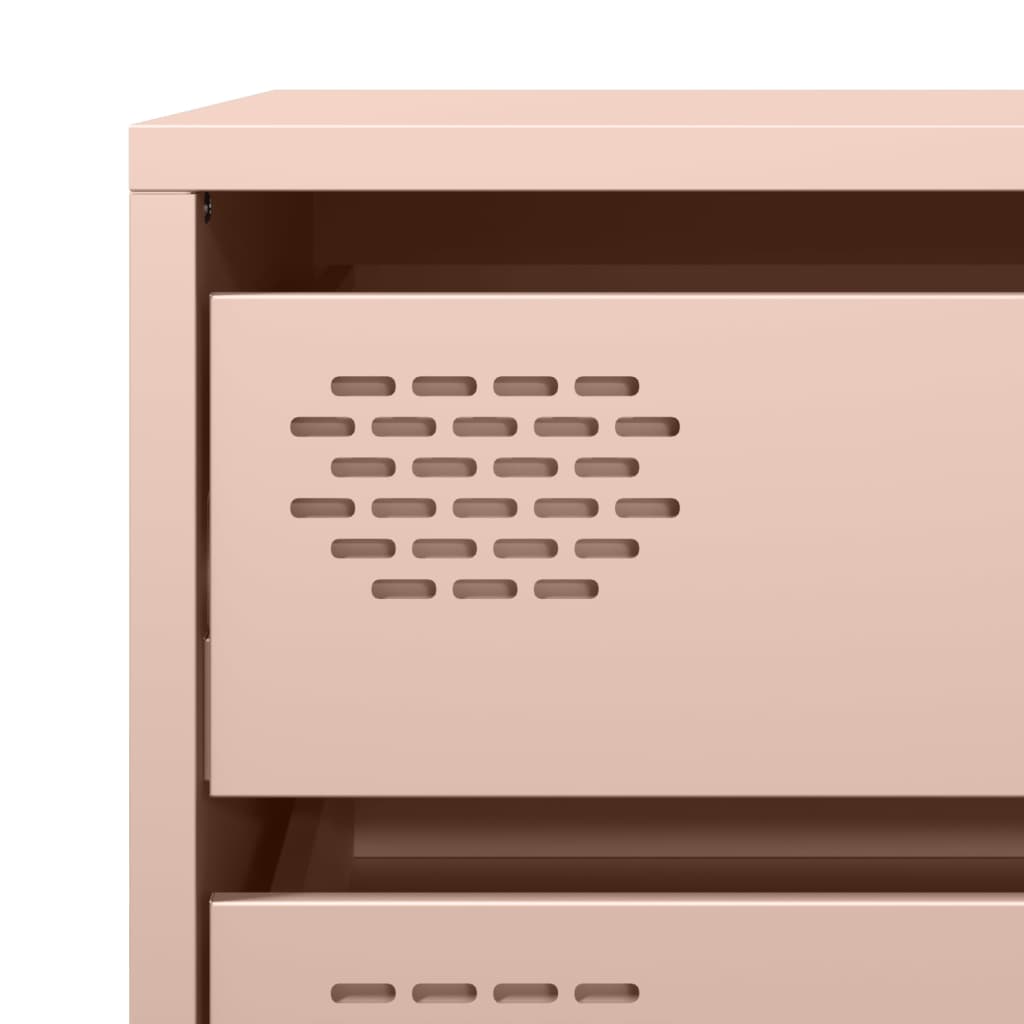 Sideboard Pink 68x39x73.5 cm Cold-rolled Steel