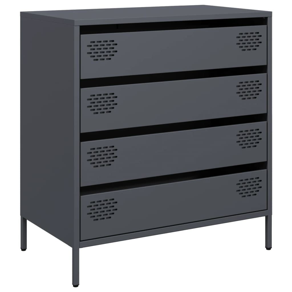 Sideboard Anthracite 68x39x73.5 cm Cold-rolled Steel