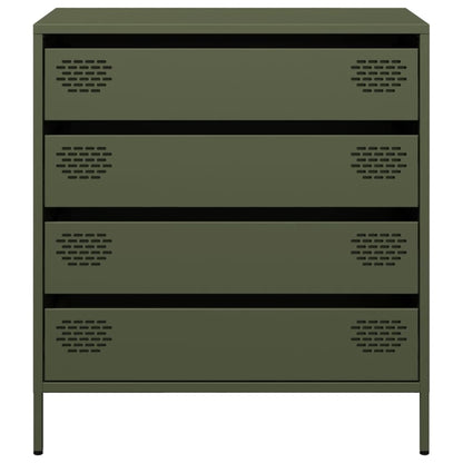 Sideboard Olive Green 68x39x73.5 cm Cold-rolled Steel