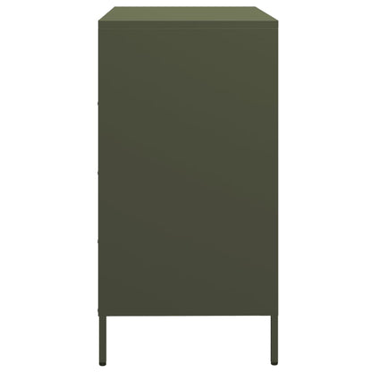 Sideboard Olive Green 68x39x73.5 cm Cold-rolled Steel