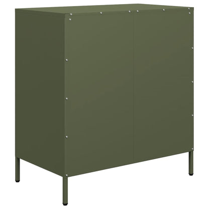 Sideboard Olive Green 68x39x73.5 cm Cold-rolled Steel