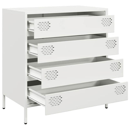 Sideboard White 68x39x73.5 cm Cold-rolled Steel