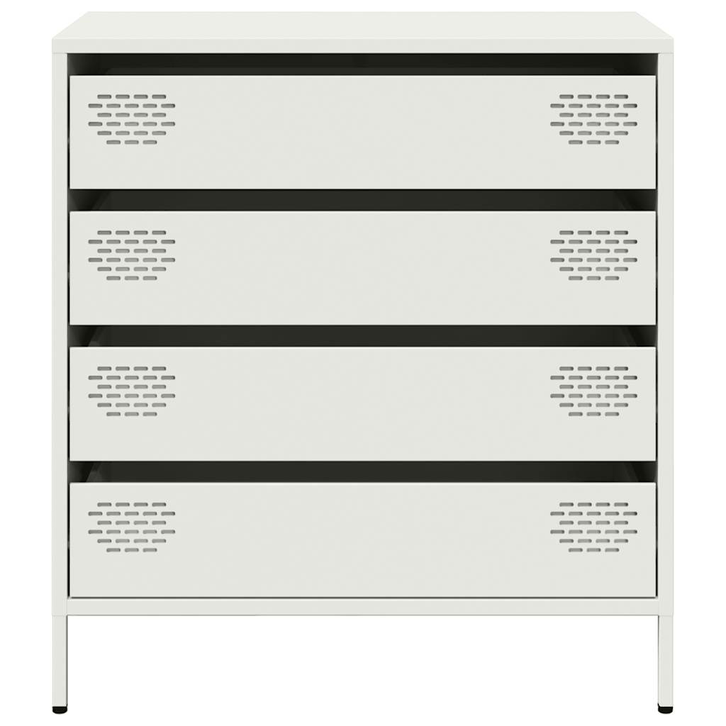 Sideboard White 68x39x73.5 cm Cold-rolled Steel