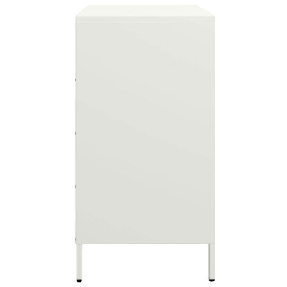 Sideboard White 68x39x73.5 cm Cold-rolled Steel