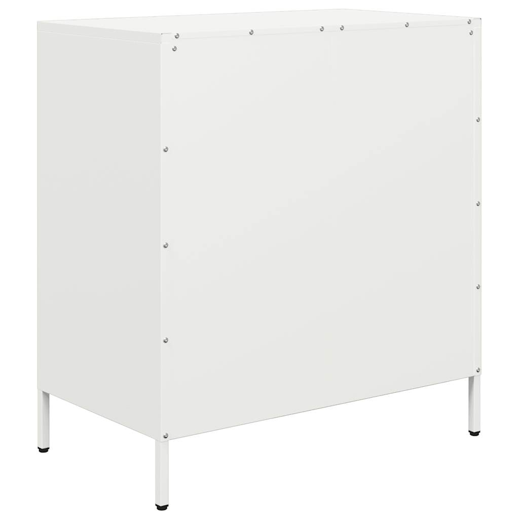 Sideboard White 68x39x73.5 cm Cold-rolled Steel