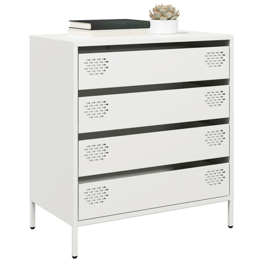 Sideboard White 68x39x73.5 cm Cold-rolled Steel