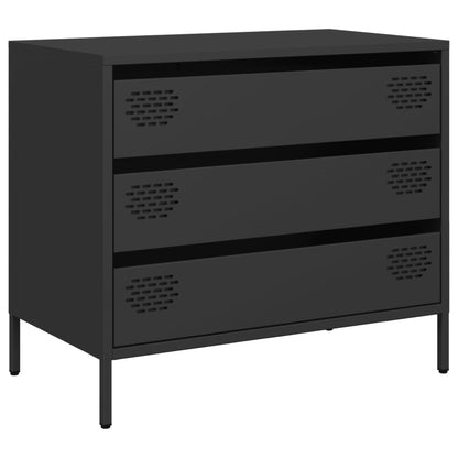 Sideboard Black 68x39x58.5 cm Cold-rolled Steel