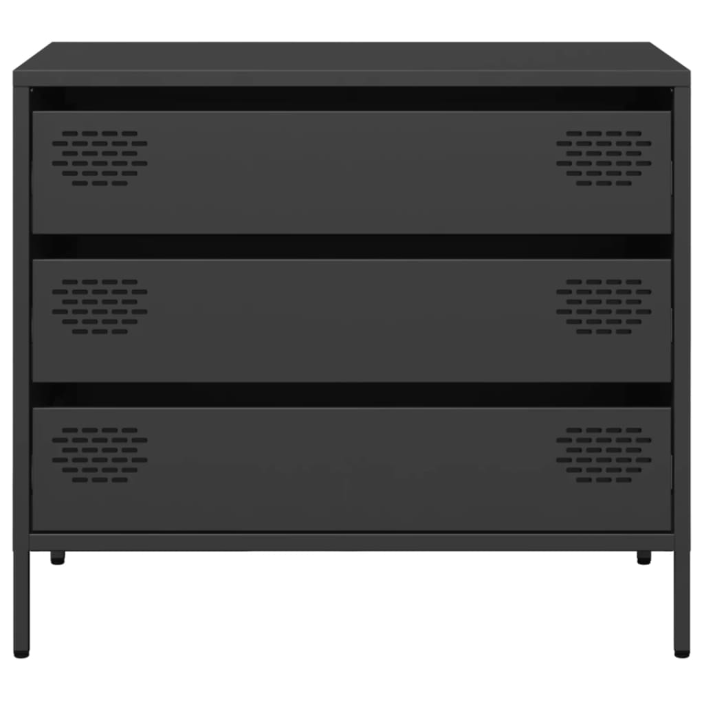 Sideboard Black 68x39x58.5 cm Cold-rolled Steel