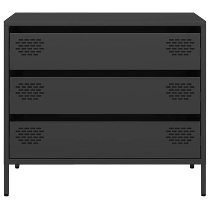 Sideboard Black 68x39x58.5 cm Cold-rolled Steel