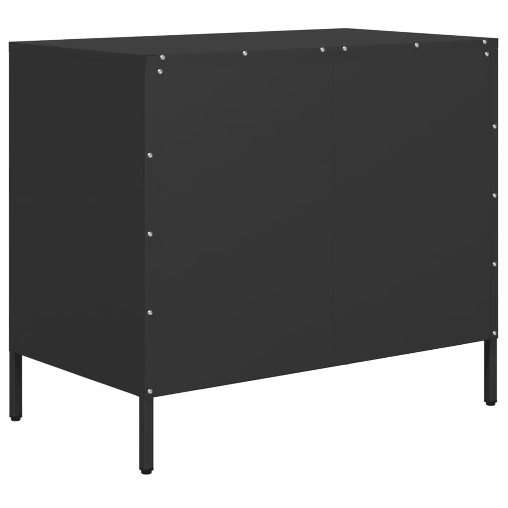 Sideboard Black 68x39x58.5 cm Cold-rolled Steel