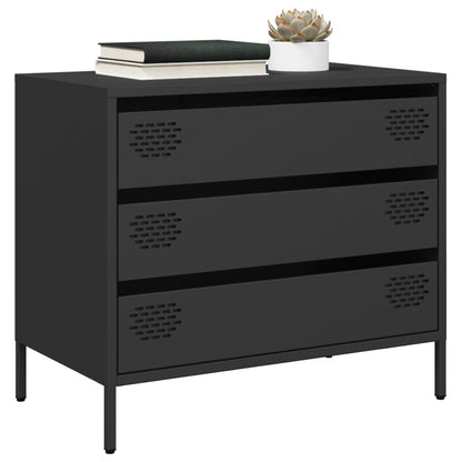 Sideboard Black 68x39x58.5 cm Cold-rolled Steel