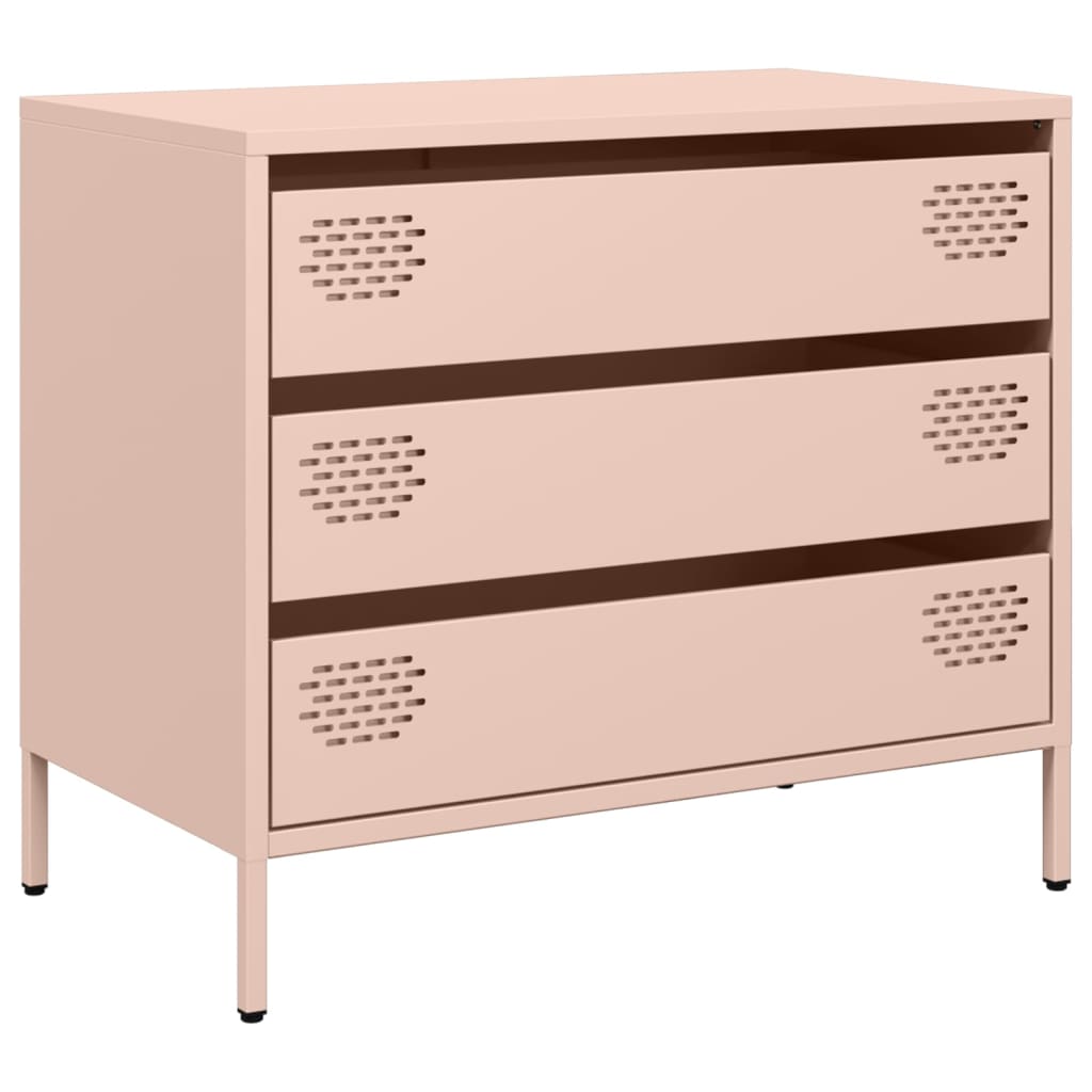 Sideboard Pink 68x39x58.5 cm Cold-rolled Steel