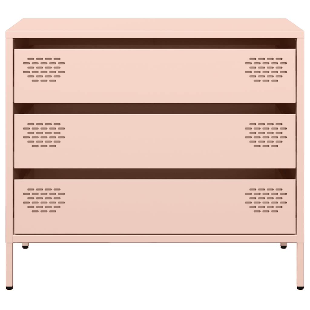 Sideboard Pink 68x39x58.5 cm Cold-rolled Steel