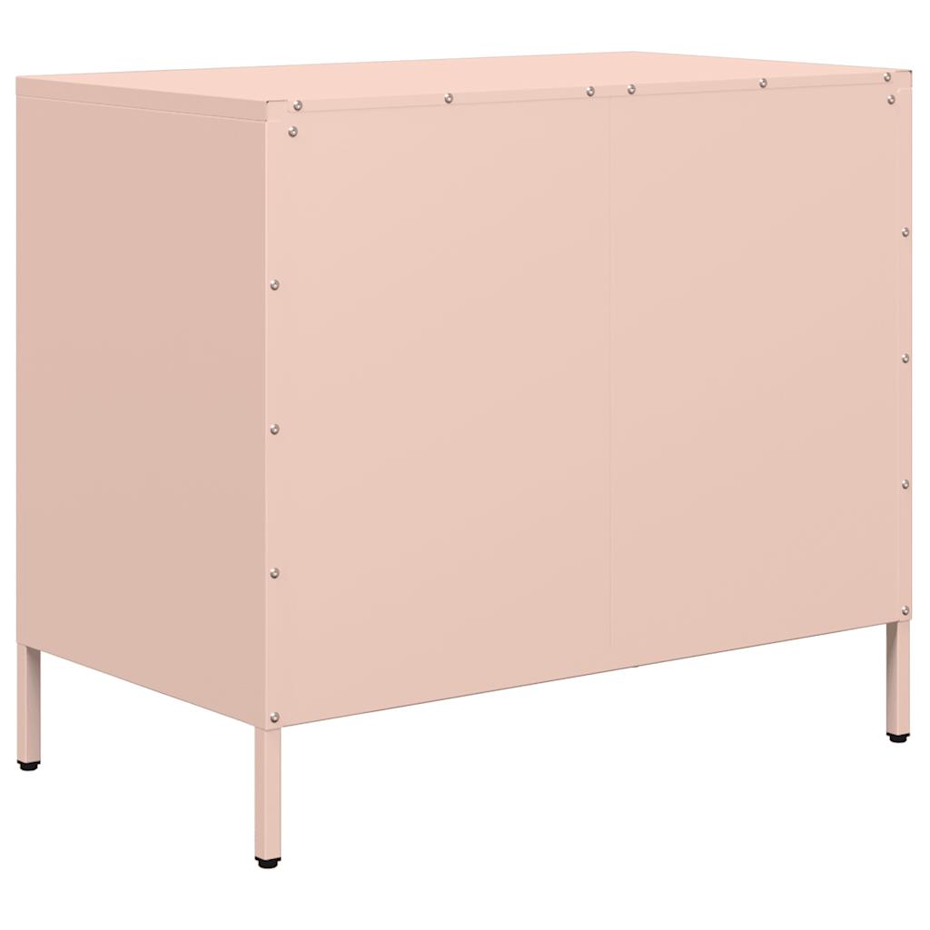 Sideboard Pink 68x39x58.5 cm Cold-rolled Steel